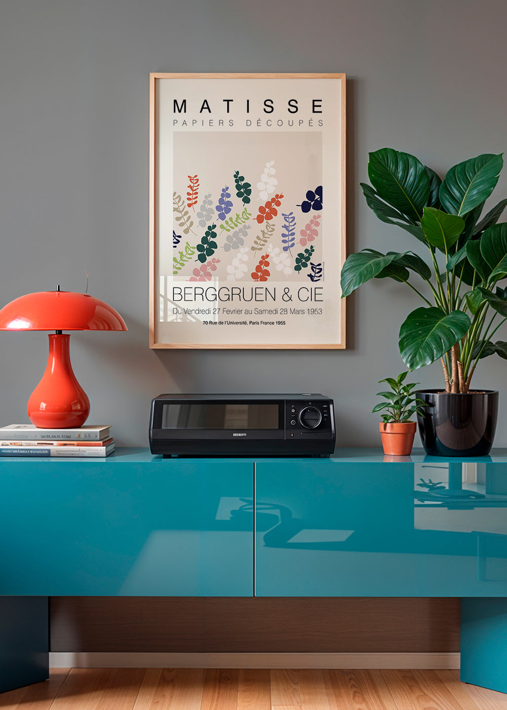 Plakat botaniczny Matisse wycinane liście
