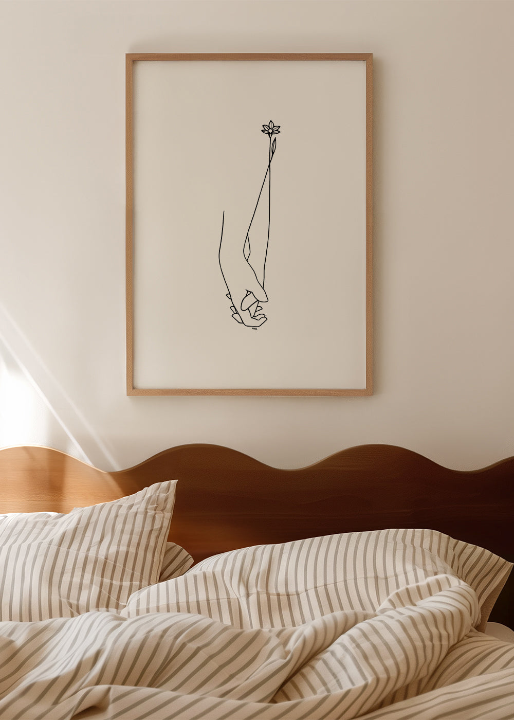 Minimalistyczna ilustracja rąk