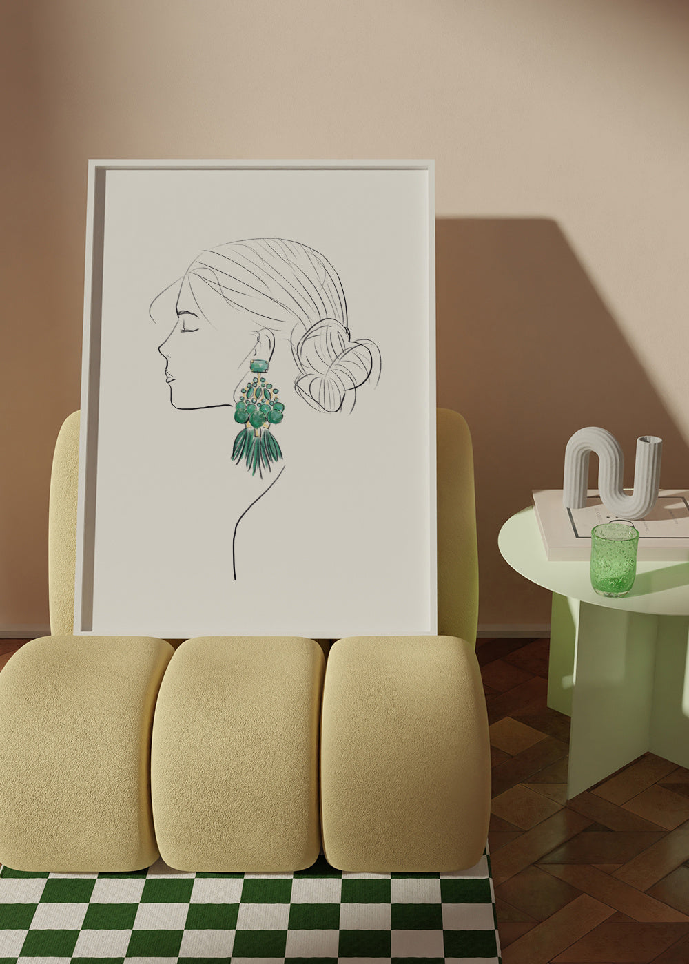 Aerin - Framed poster in an interior