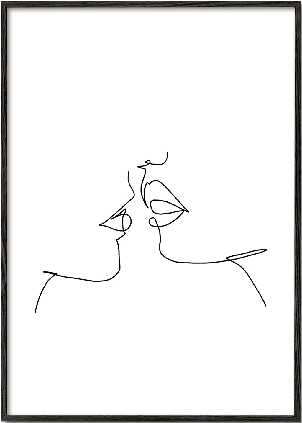 Ilustracja pocałunku liniowego