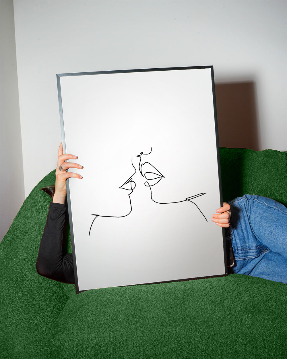 Ilustracja pocałunku liniowego