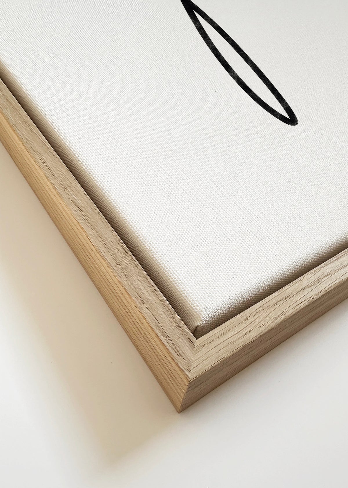 Home is a feeling - Framed canvas detail