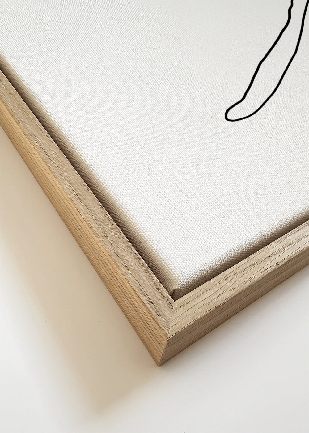 Plakat kot linia minimalistyczna