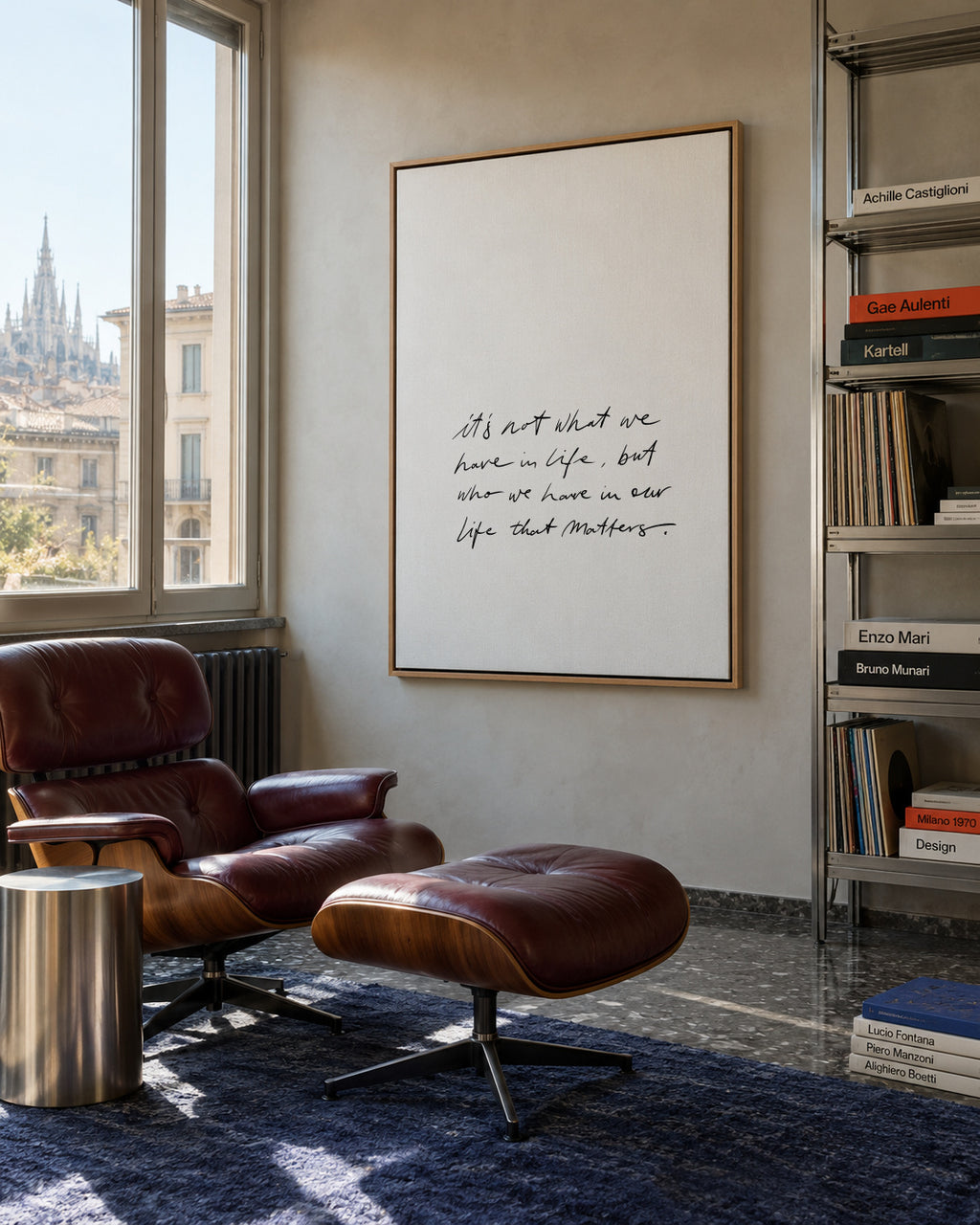 Matters - Framed canvas in an interior