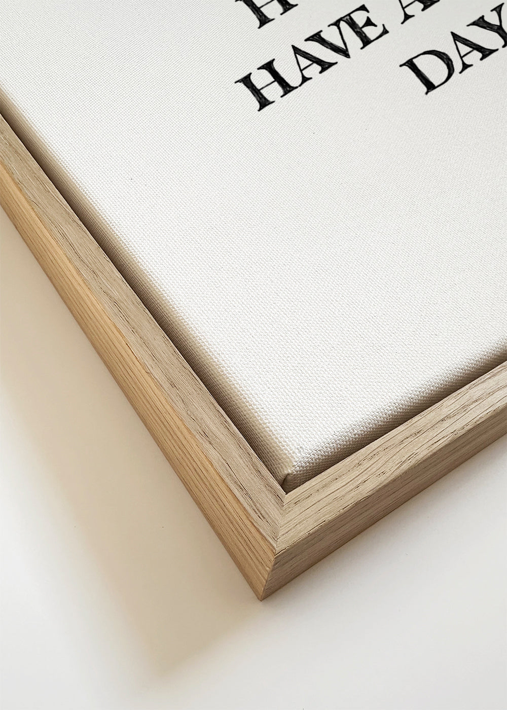 Minimalistyczny plakat typograficzny: Wake Up Hug Dog