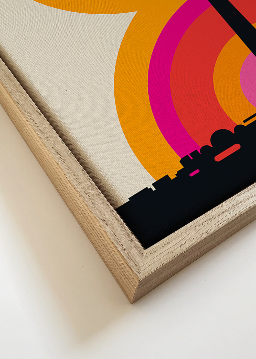 Sztuka miasta Berlin 69 sylwetka wieży plakat