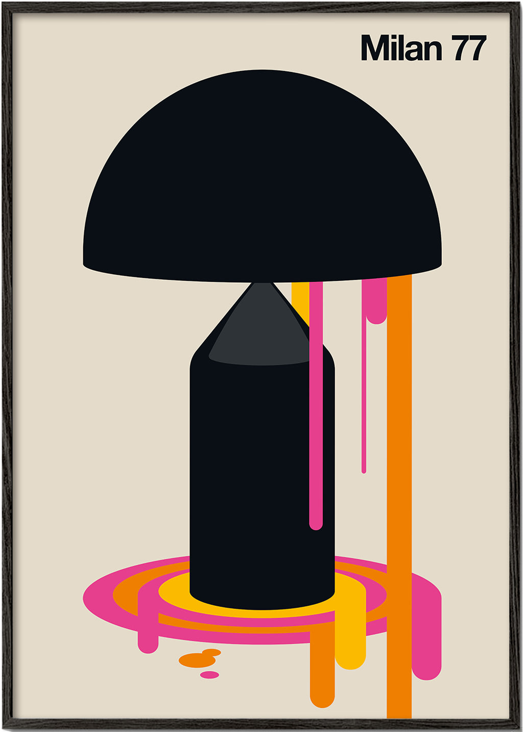 Ilustracja geometryczna Milan 77