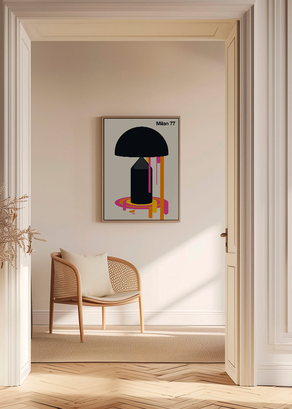 Ilustracja geometryczna Milan 77