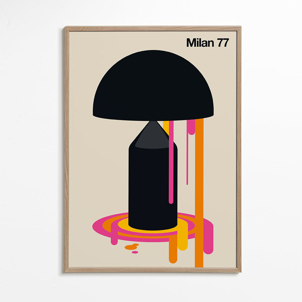 Ilustracja geometryczna Milan 77