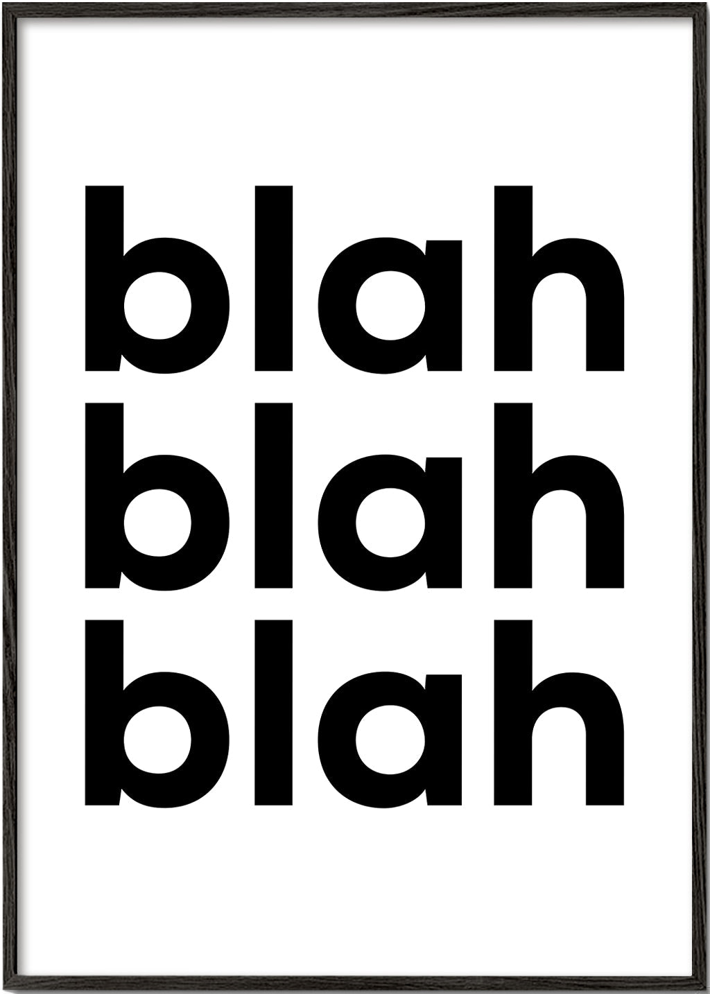 Ilustracja typograficzna z powtarzającym się tekstem