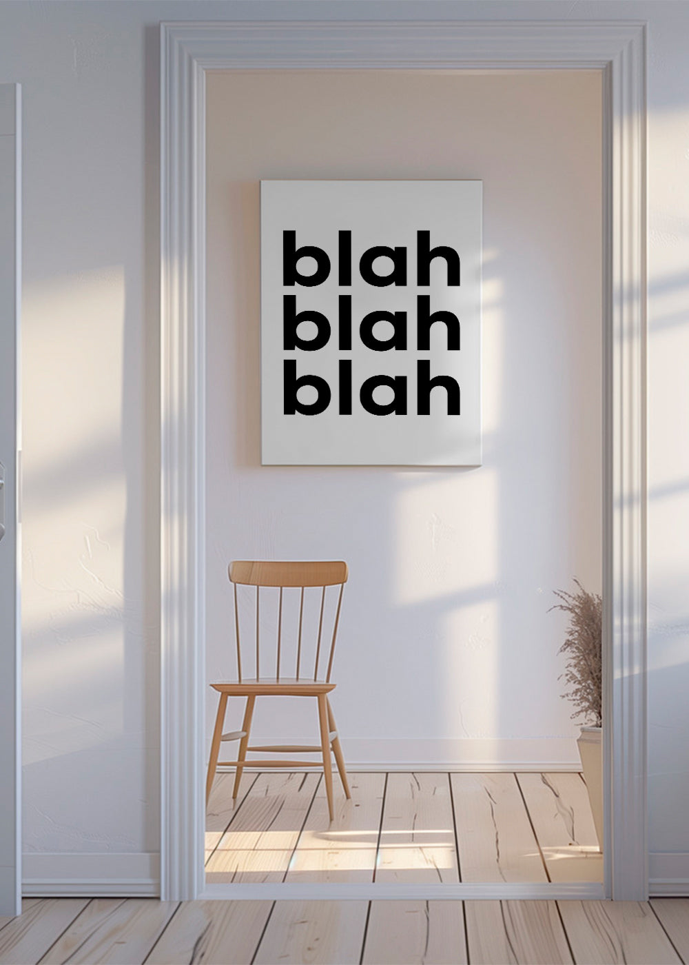 Ilustracja typograficzna z powtarzającym się tekstem