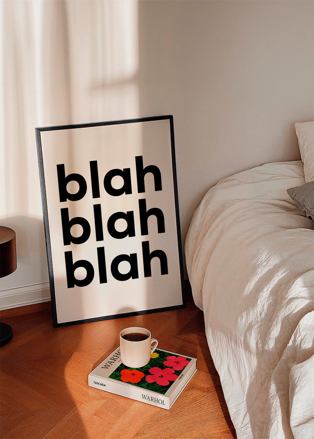 Ilustracja typograficzna z powtarzającym się tekstem