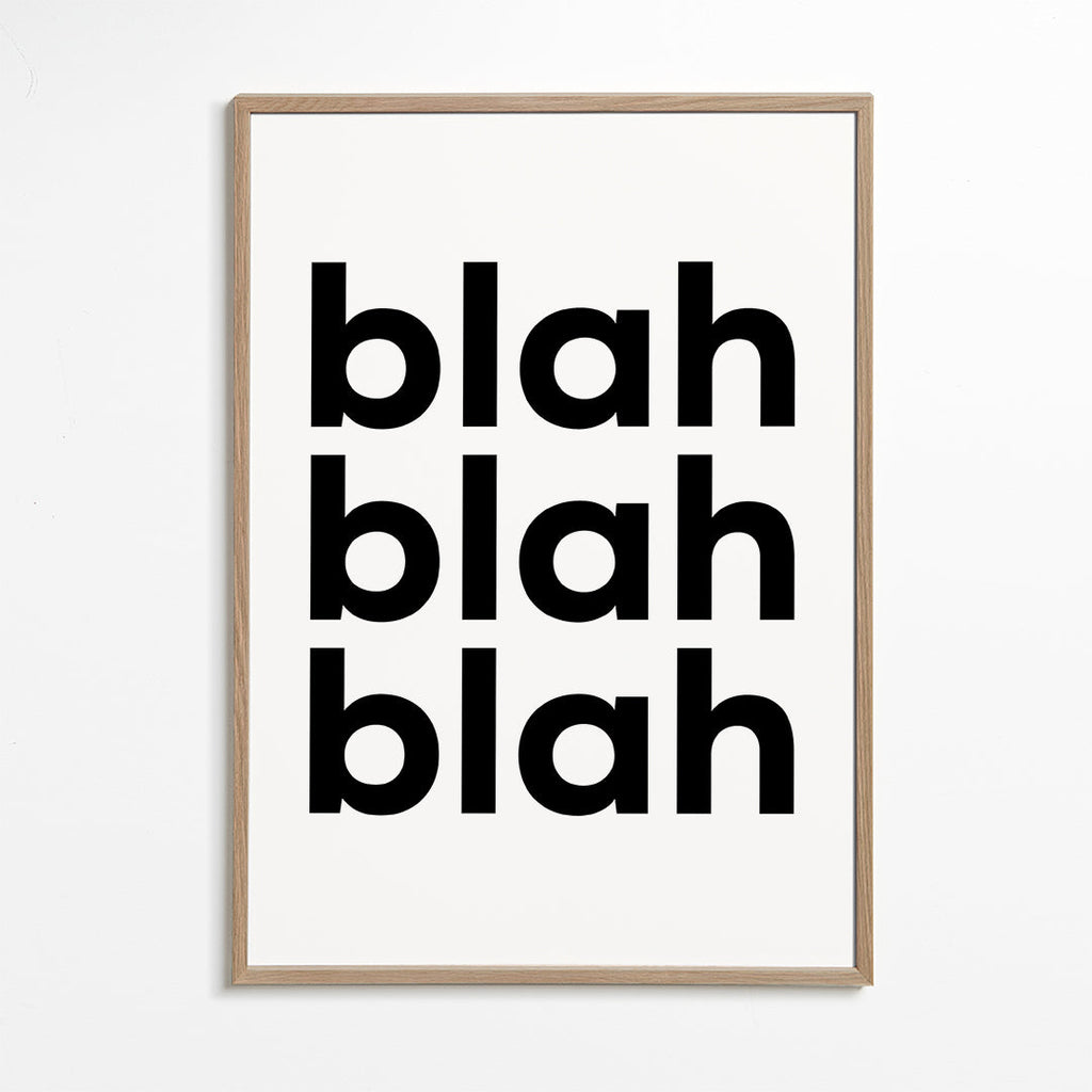 Ilustracja typograficzna z powtarzającym się tekstem