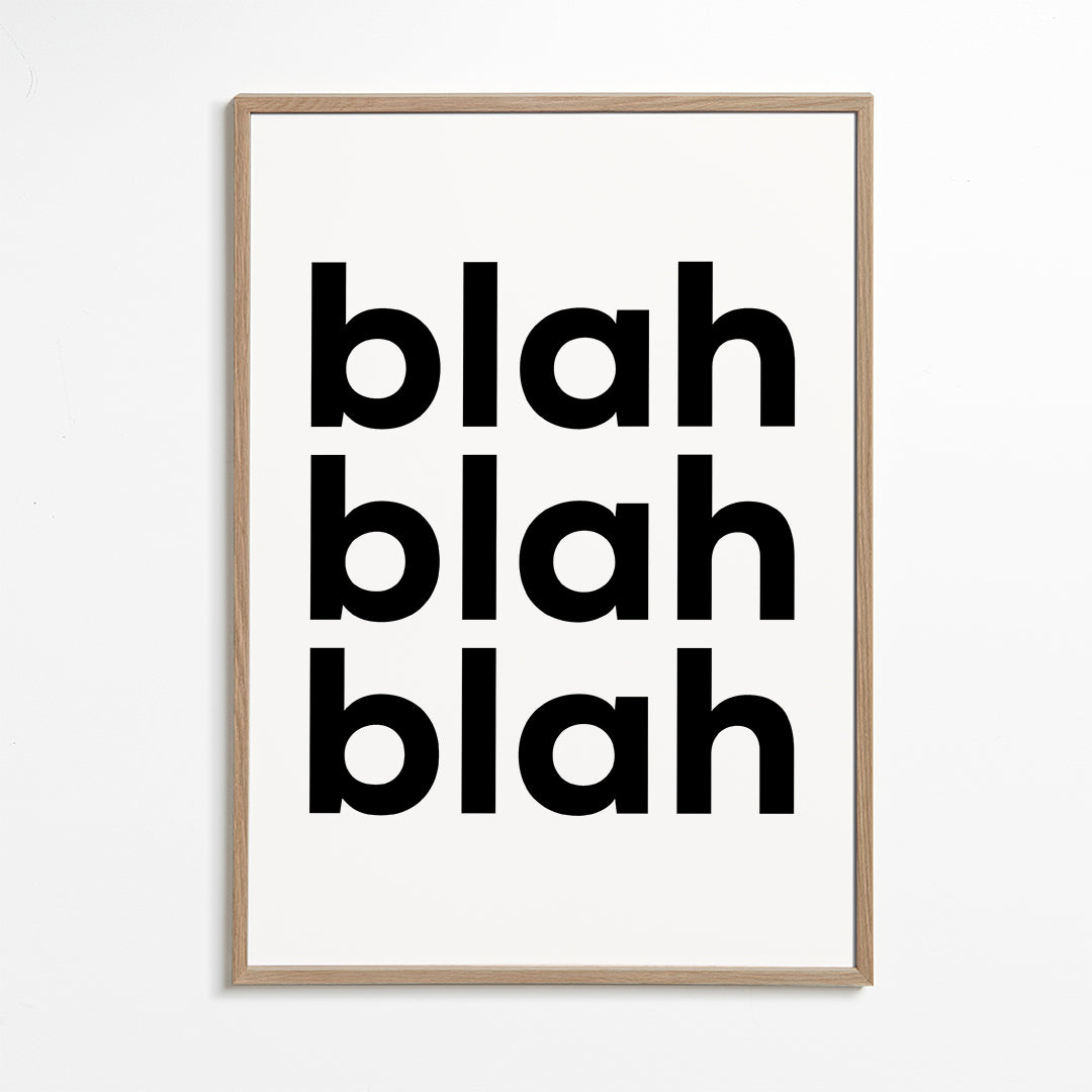 Ilustracja typograficzna z powtarzającym się tekstem