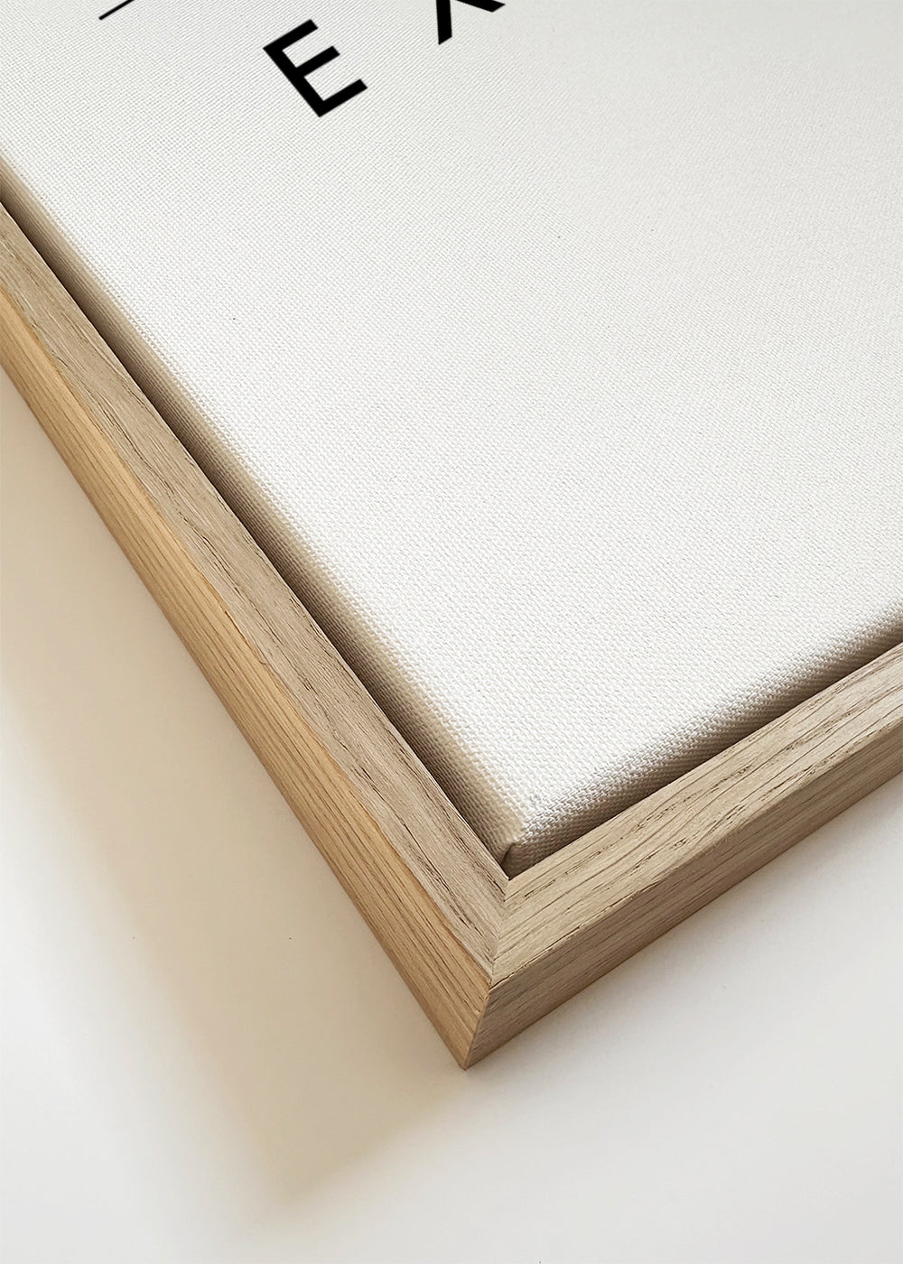 Minimalistyczny plakat typograficzny Inhale Exhale