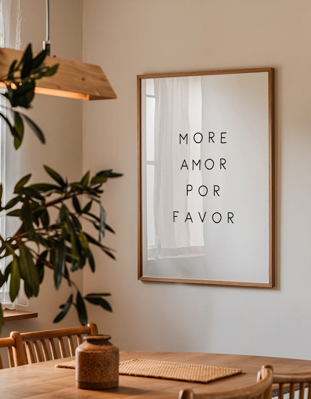 More Amor - Framed poster detail