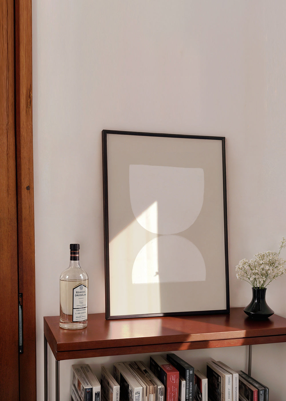 Rumi White - Framed poster in an interior