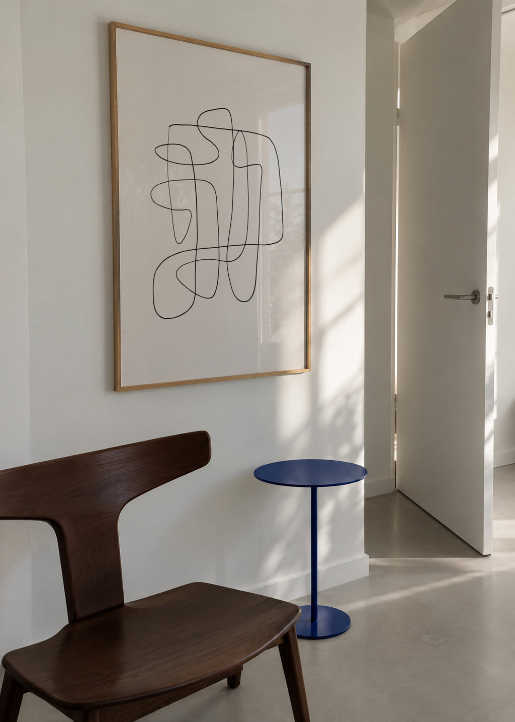 You’re Confused - Framed poster in an interior