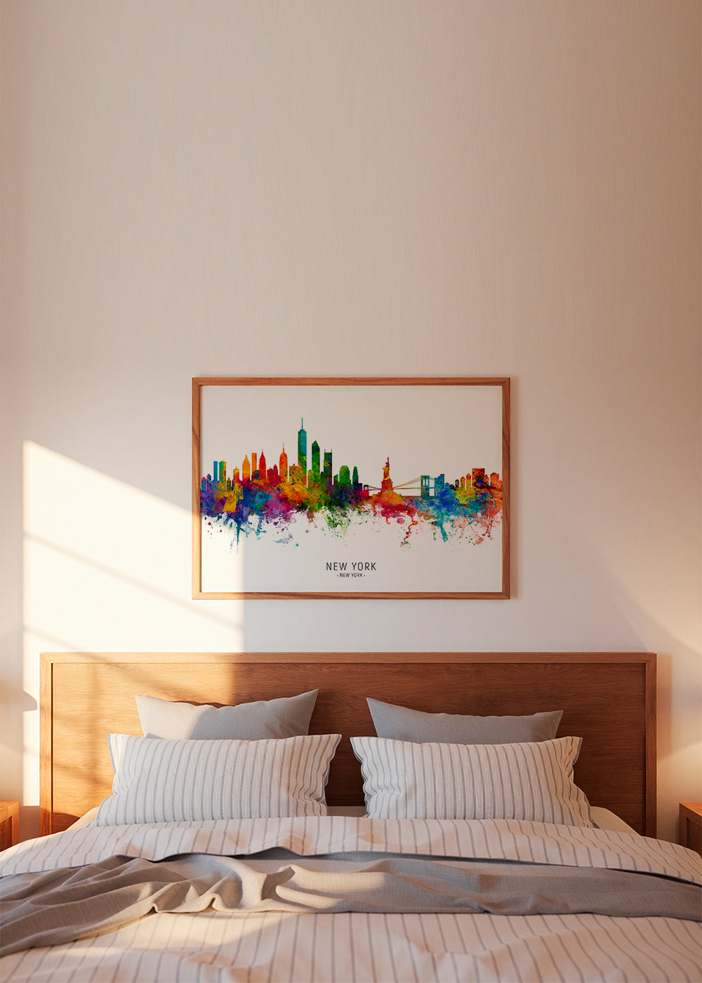 Plakat podróżniczy: New York akwarela