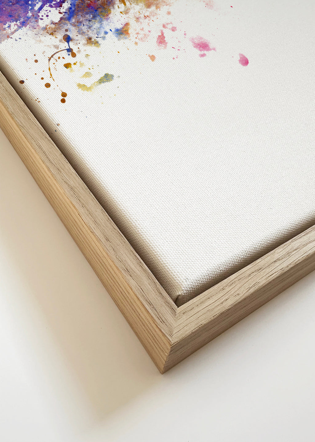 Norwich Skyline multicolor - Framed canvas detail