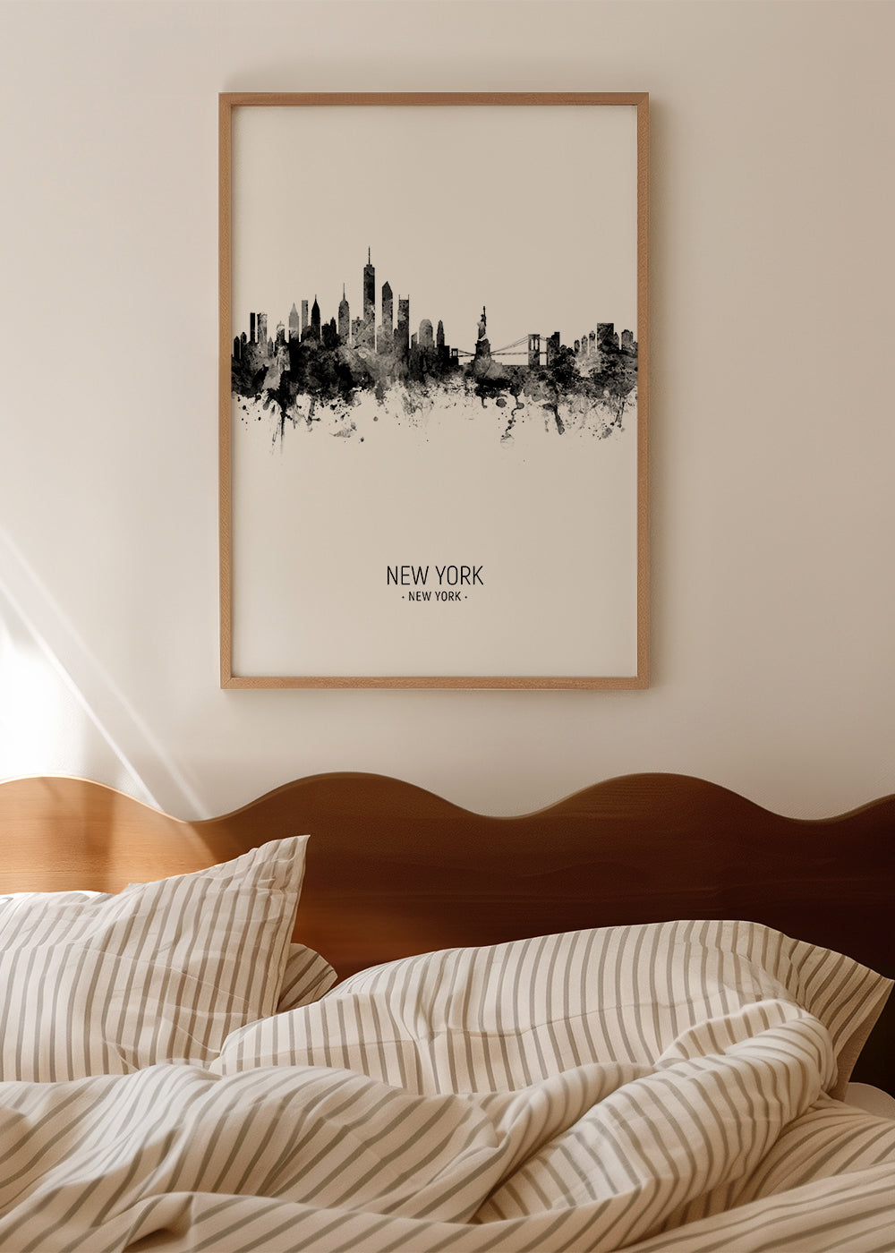 Sztuka do miast: Skyline Nowego Jorku tusz