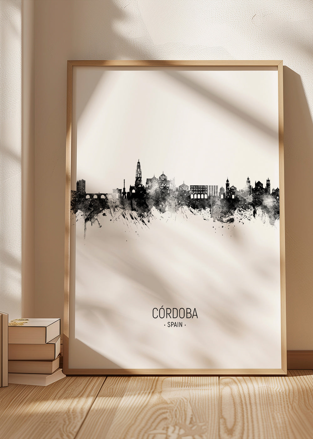 Cuadro de ciudades Córdoba panorama w tuszu