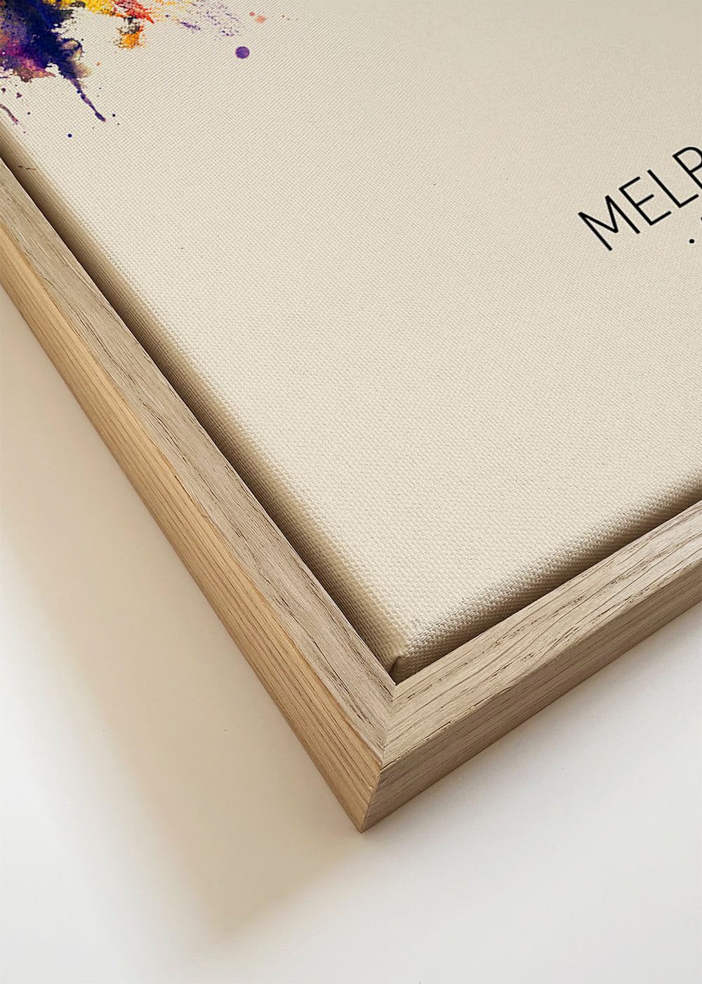 Plakat miasta Melbourne akwarela