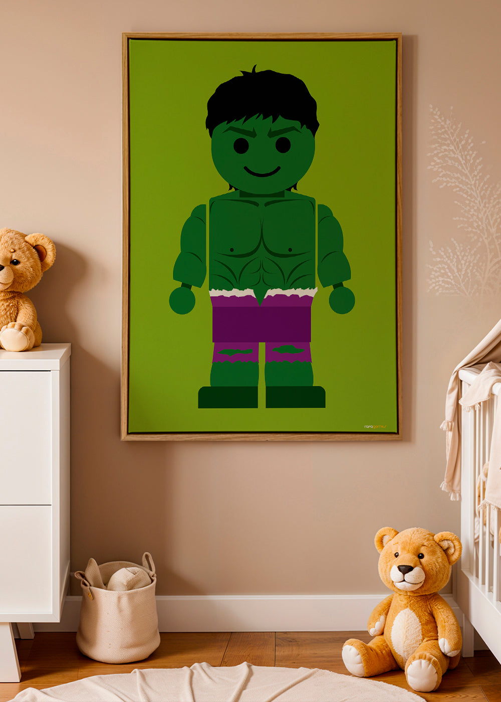 Plakat dla dzieci Hulk zabawka