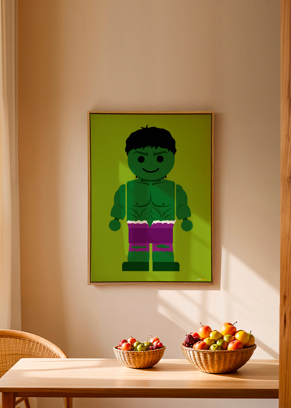 Plakat dla dzieci Hulk zabawka