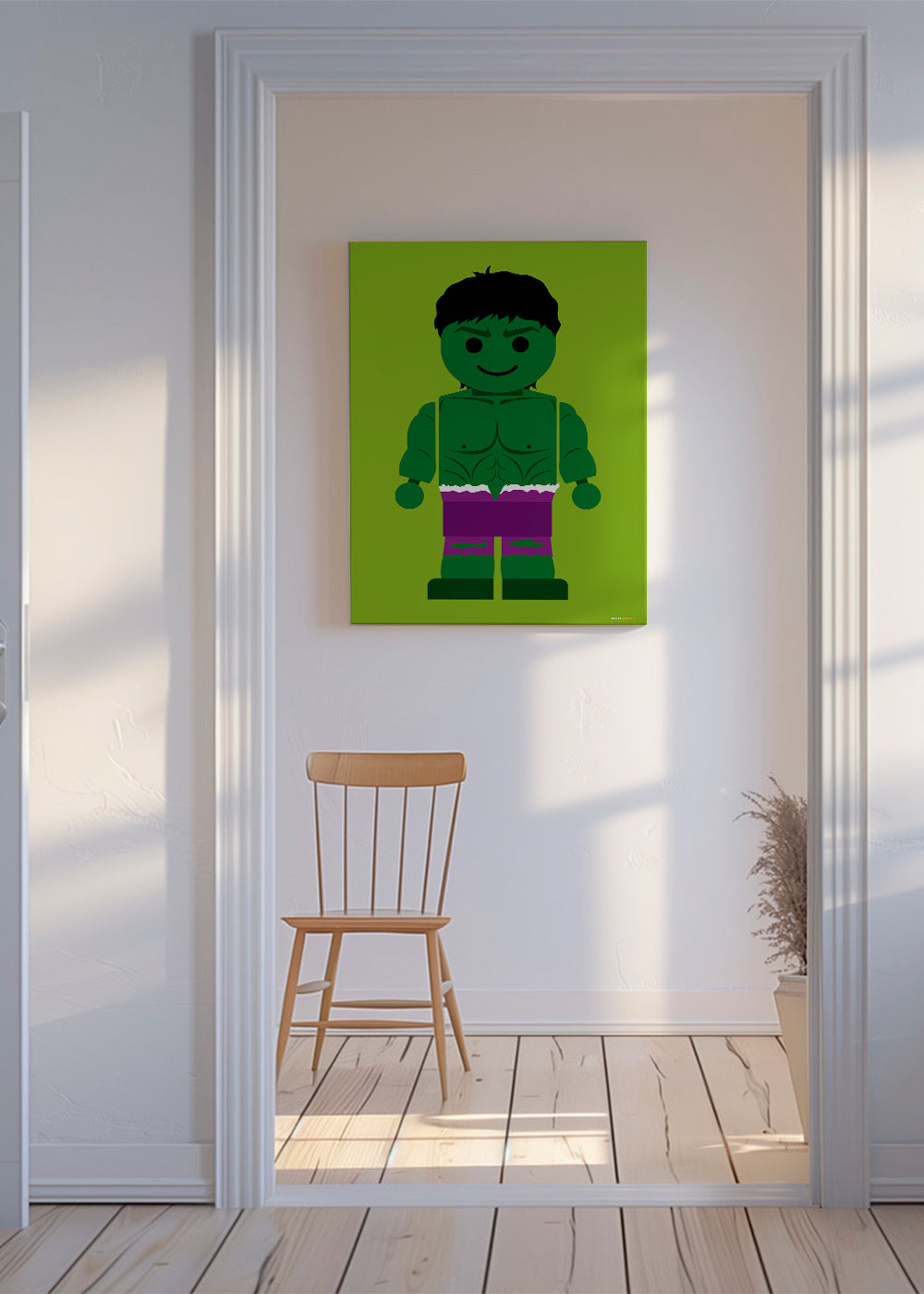 Plakat dla dzieci Hulk zabawka