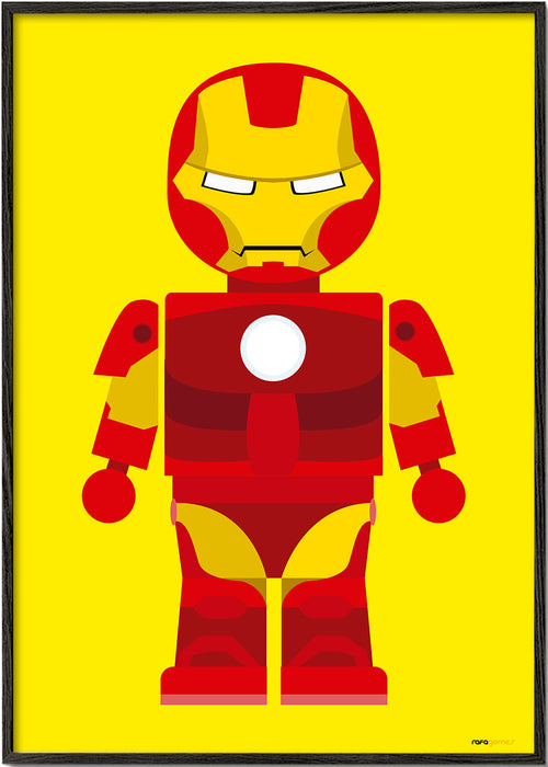 Plakat dziecięcy Ironman zabawka