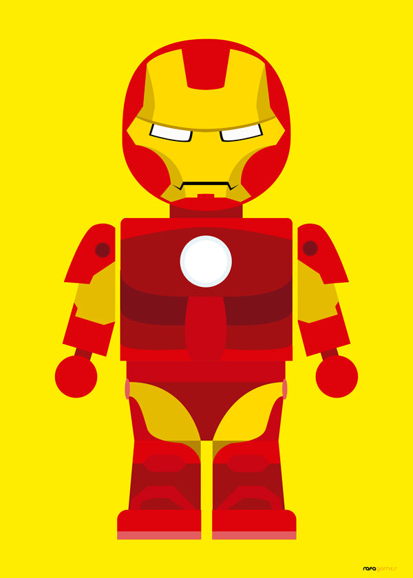 Plakat dziecięcy Ironman zabawka