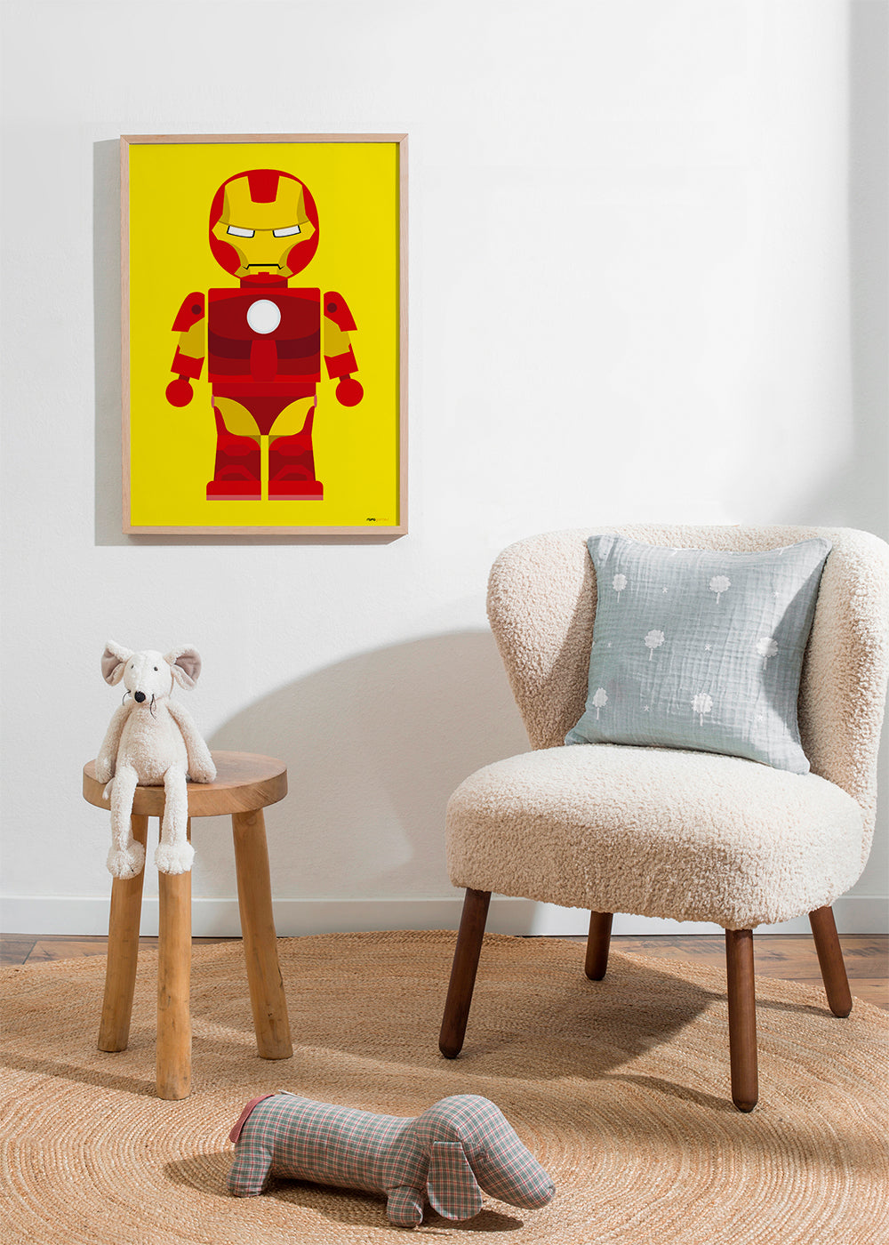 Plakat dziecięcy Ironman zabawka