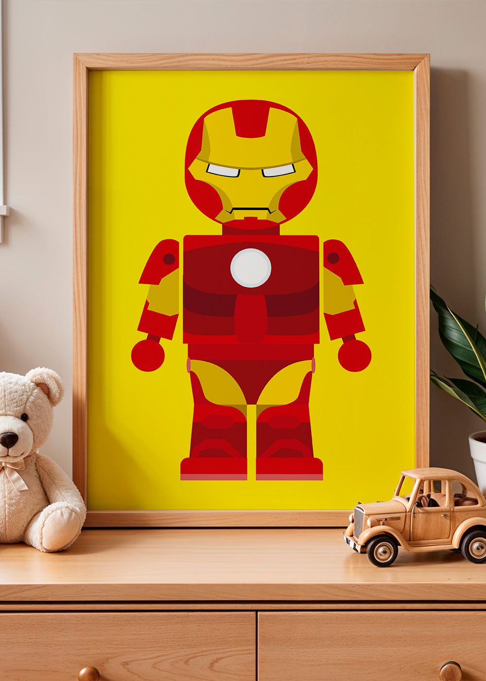 Plakat dziecięcy Ironman zabawka