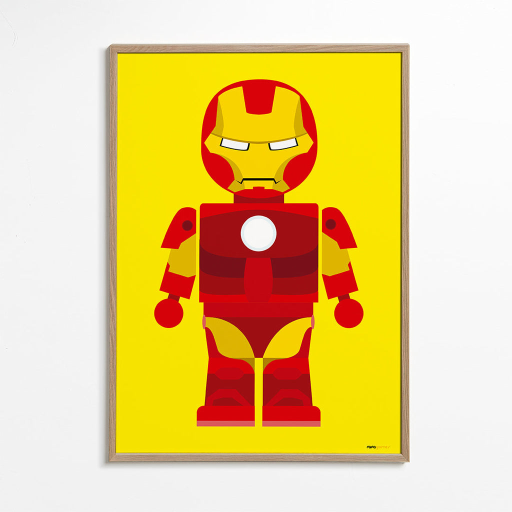 Plakat dziecięcy Ironman zabawka