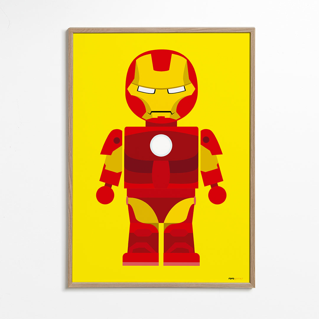 Plakat dziecięcy Ironman zabawka