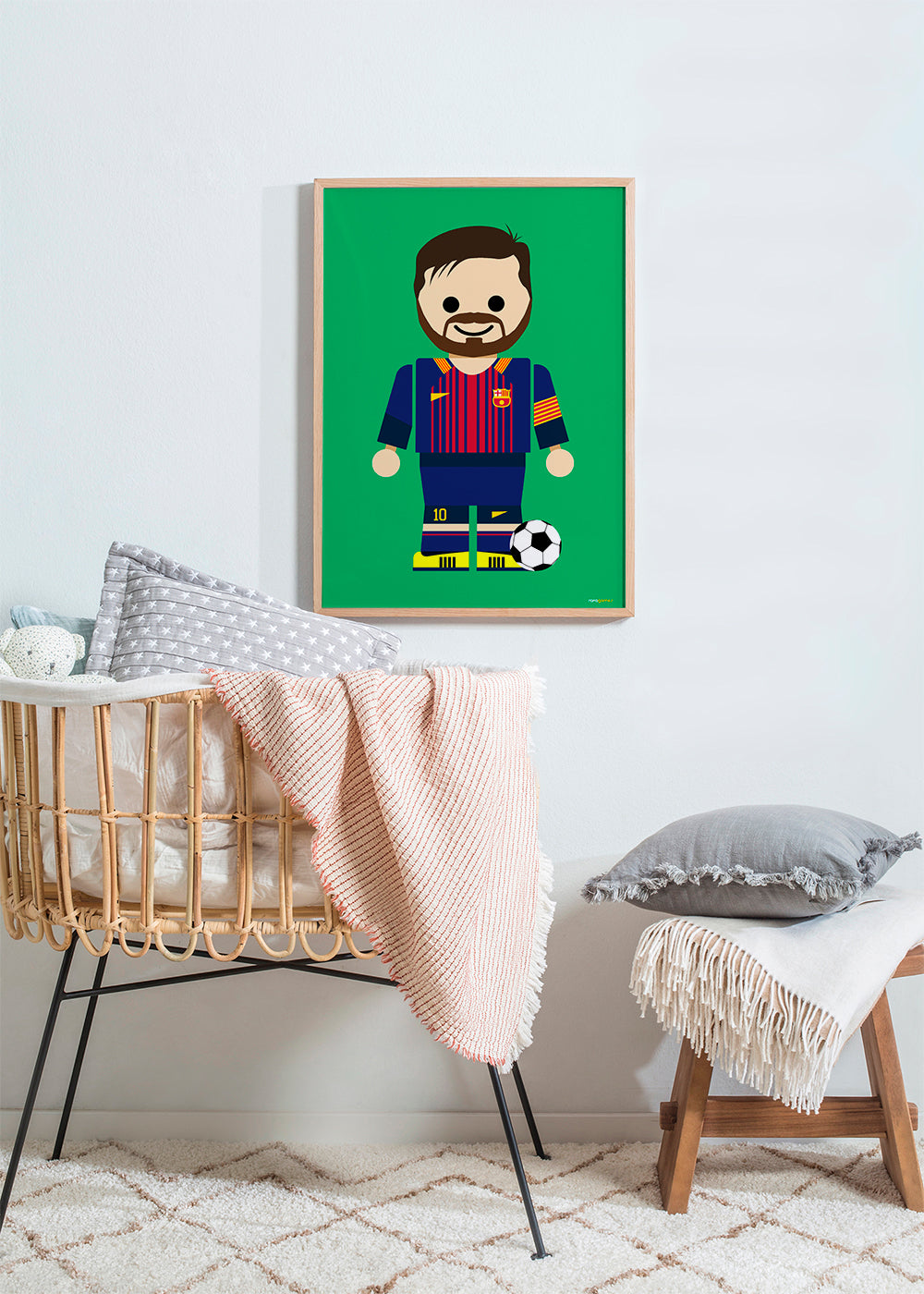 Sztuka sportowa zabawkowy piłkarz ilustracja