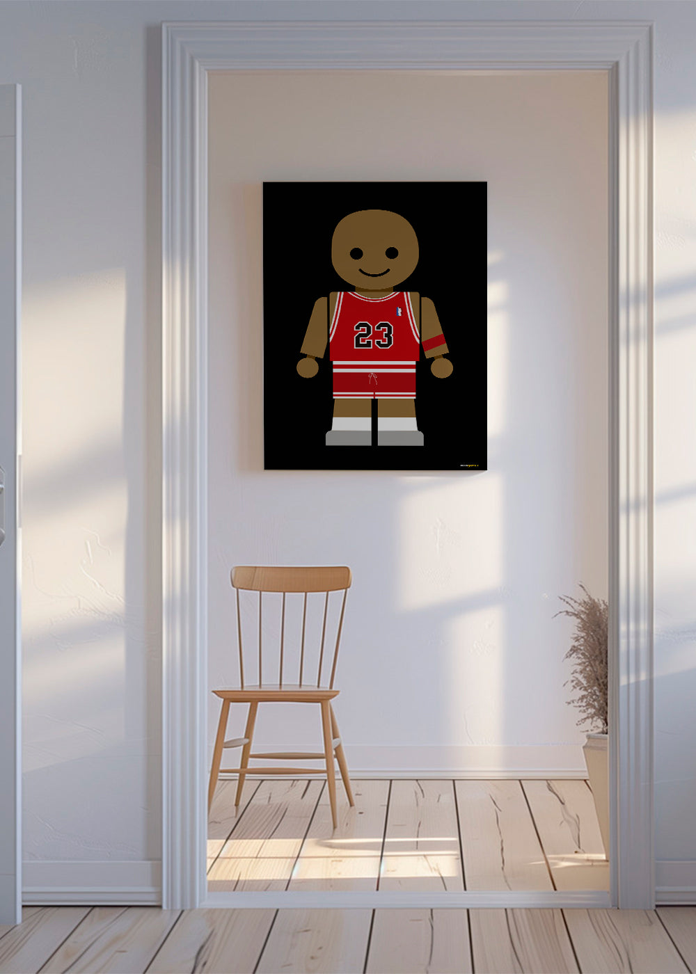 Plakat sportowy zabawka koszykówka 23