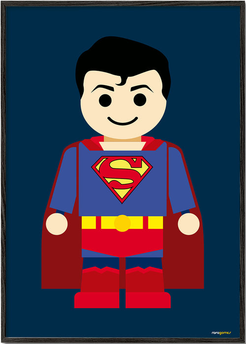 Ilustracja superbohatera zabawka