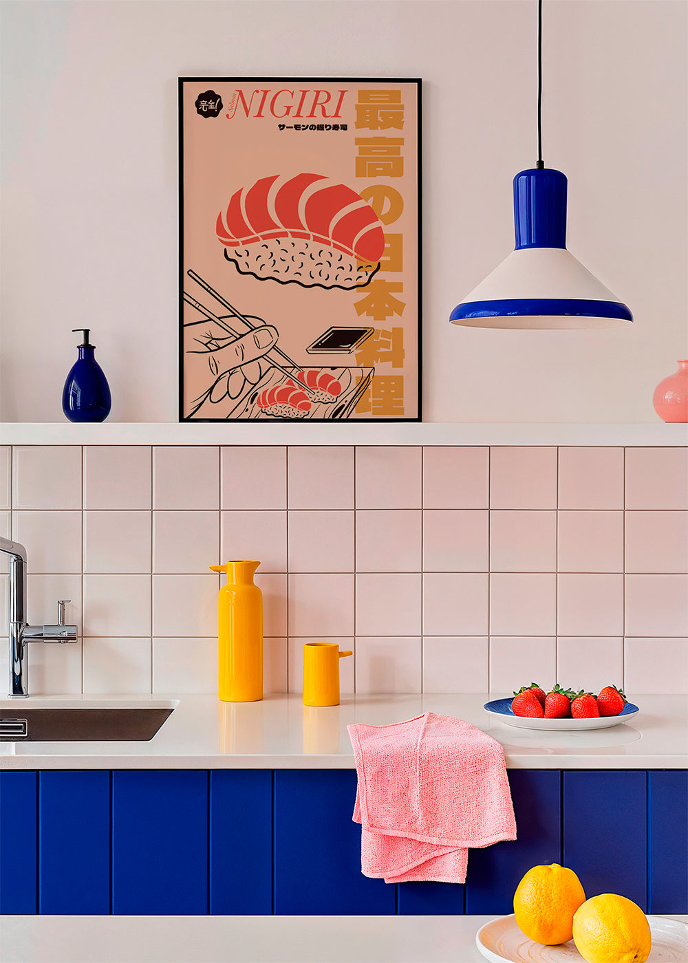 Sztuka do kuchni Nigiri z łososiem