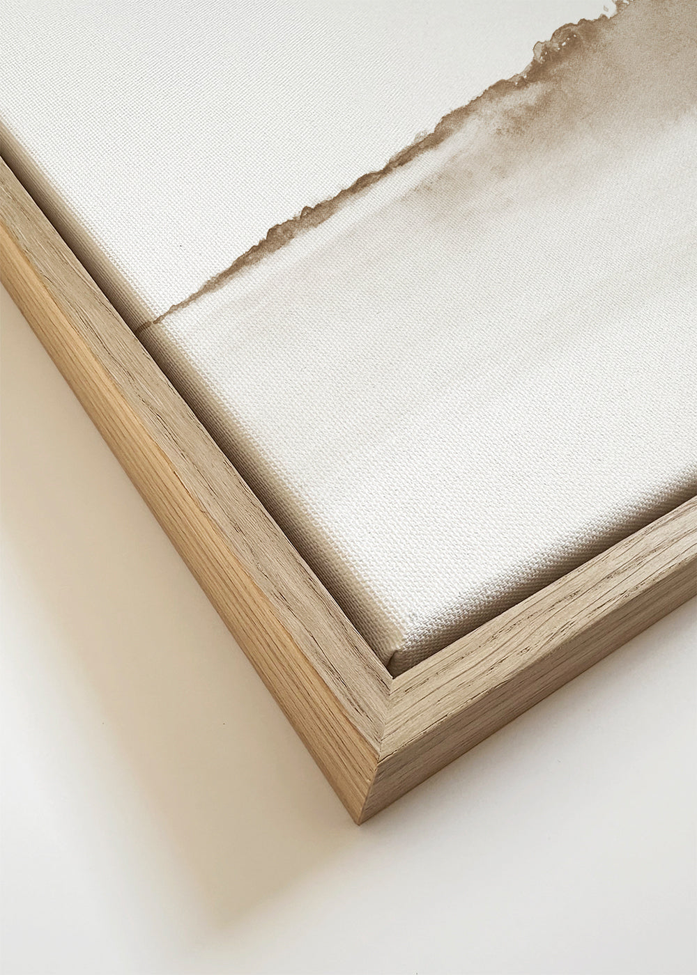 Krajobraz akwarela sepia minimalistyczny