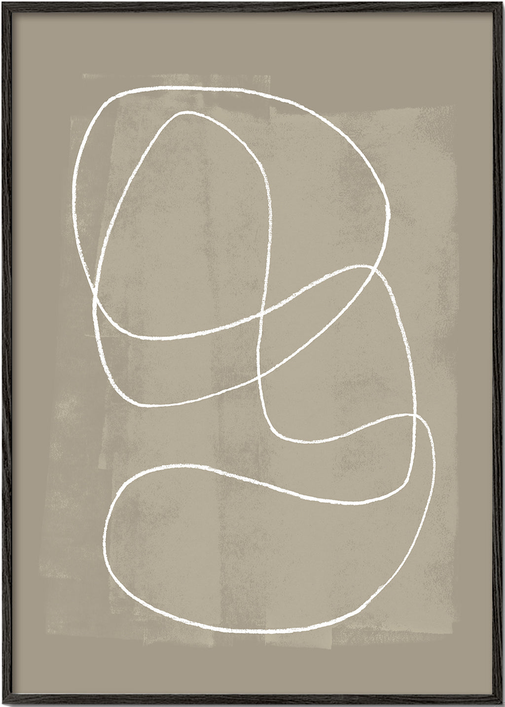 Minimalistyczny obraz z białą linią