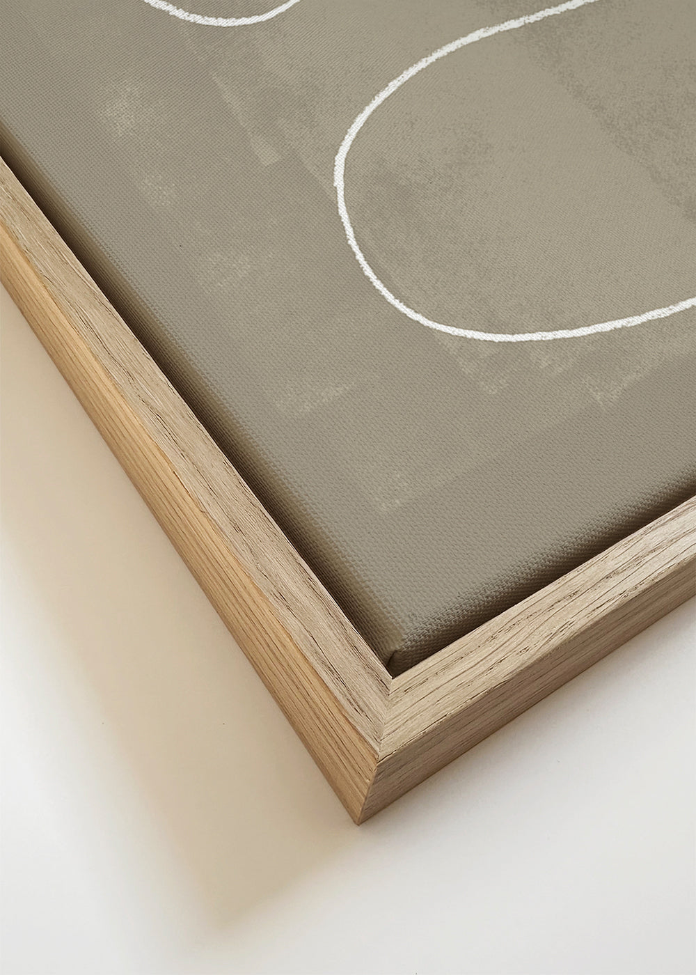 Minimalistyczny obraz z białą linią