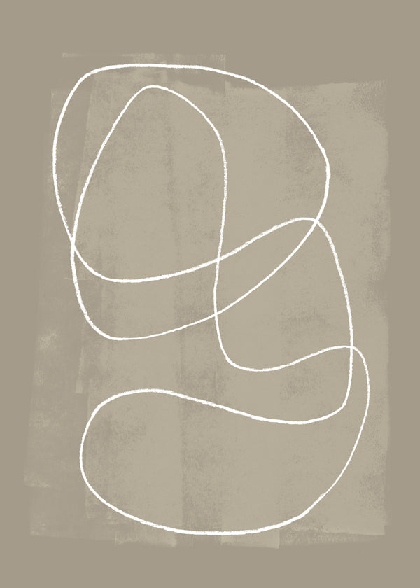 Minimalistyczny obraz z białą linią