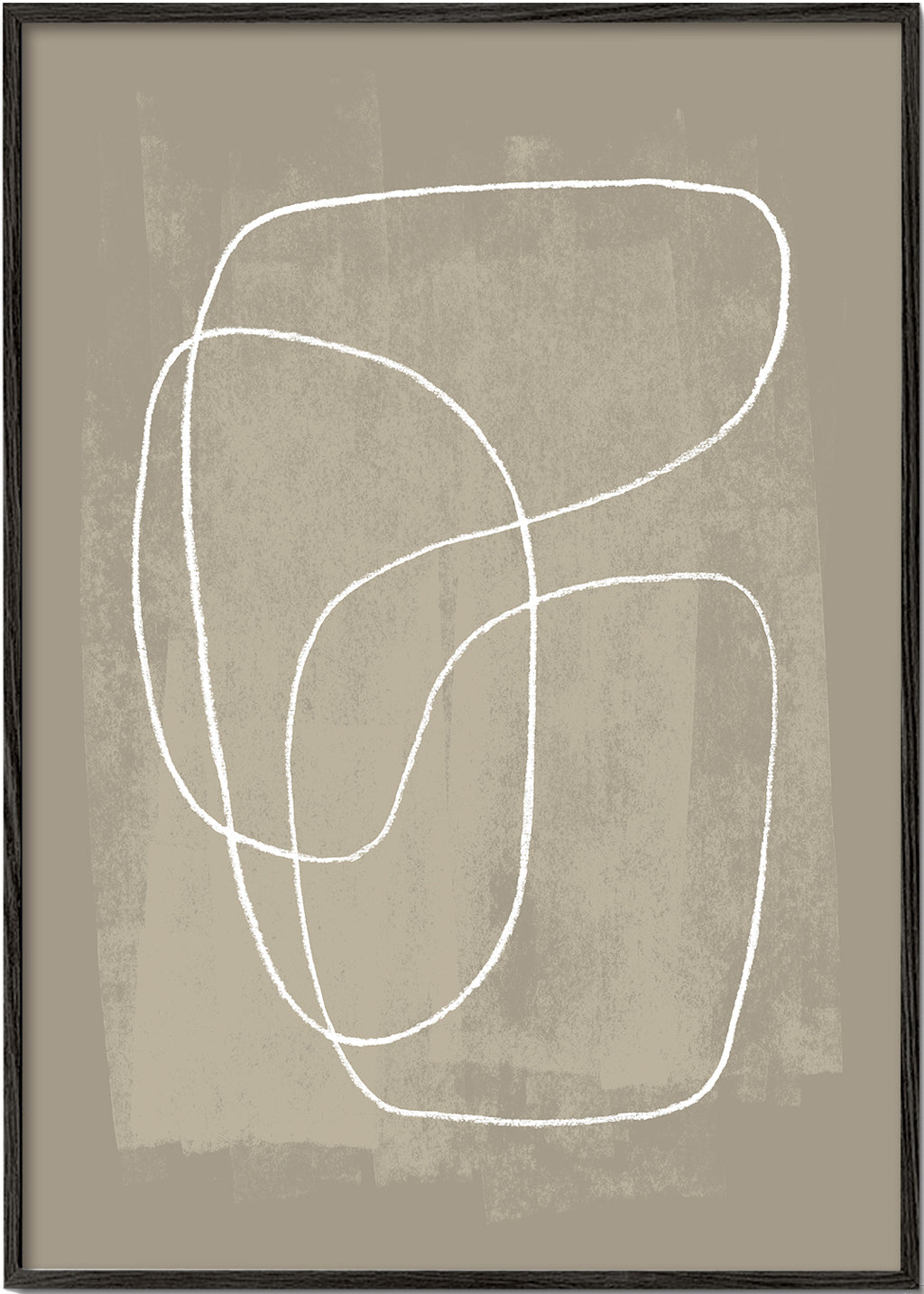 Minimalistyczny design organiczne linie beżowy