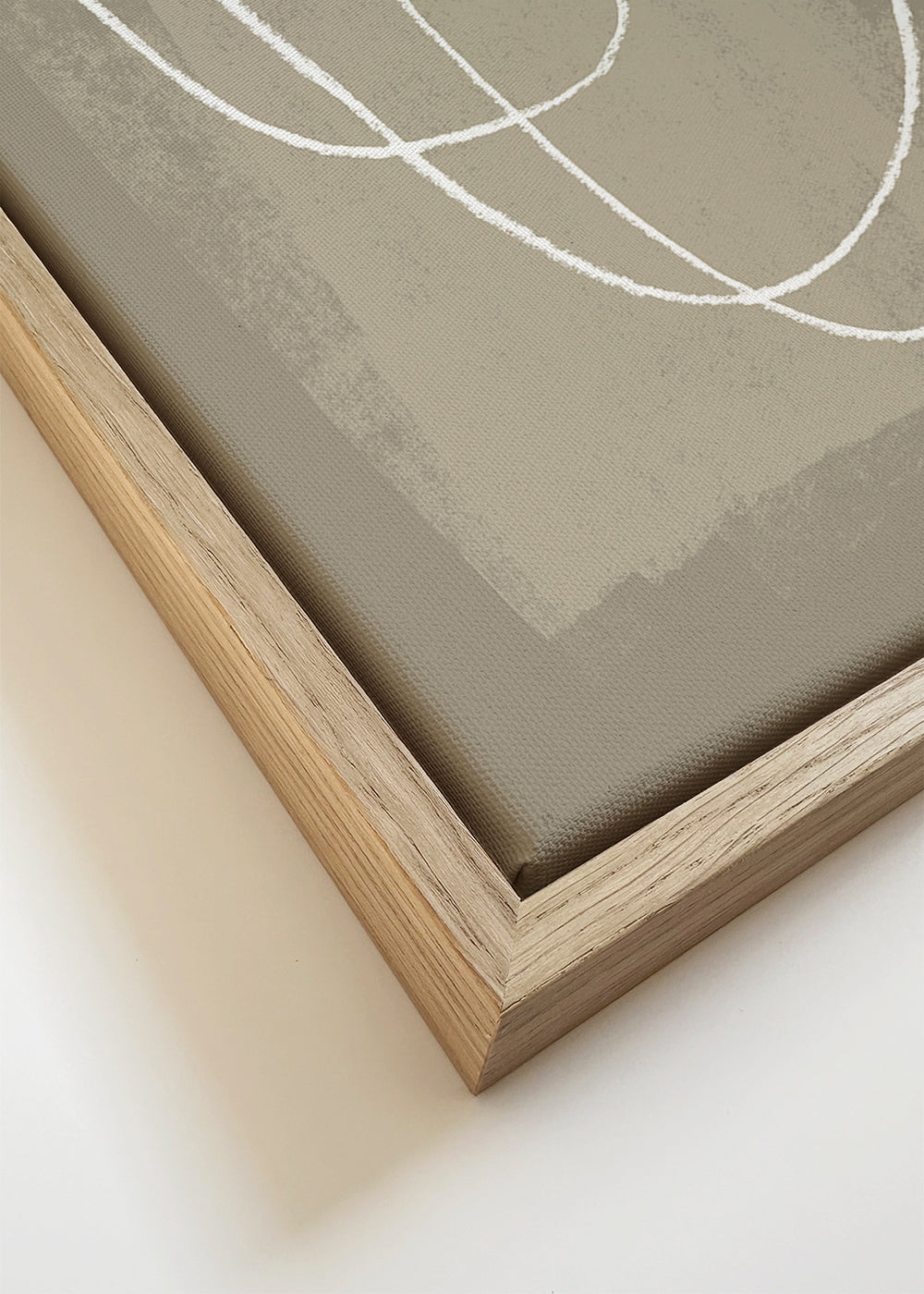 Minimalistyczny design organiczne linie beżowy
