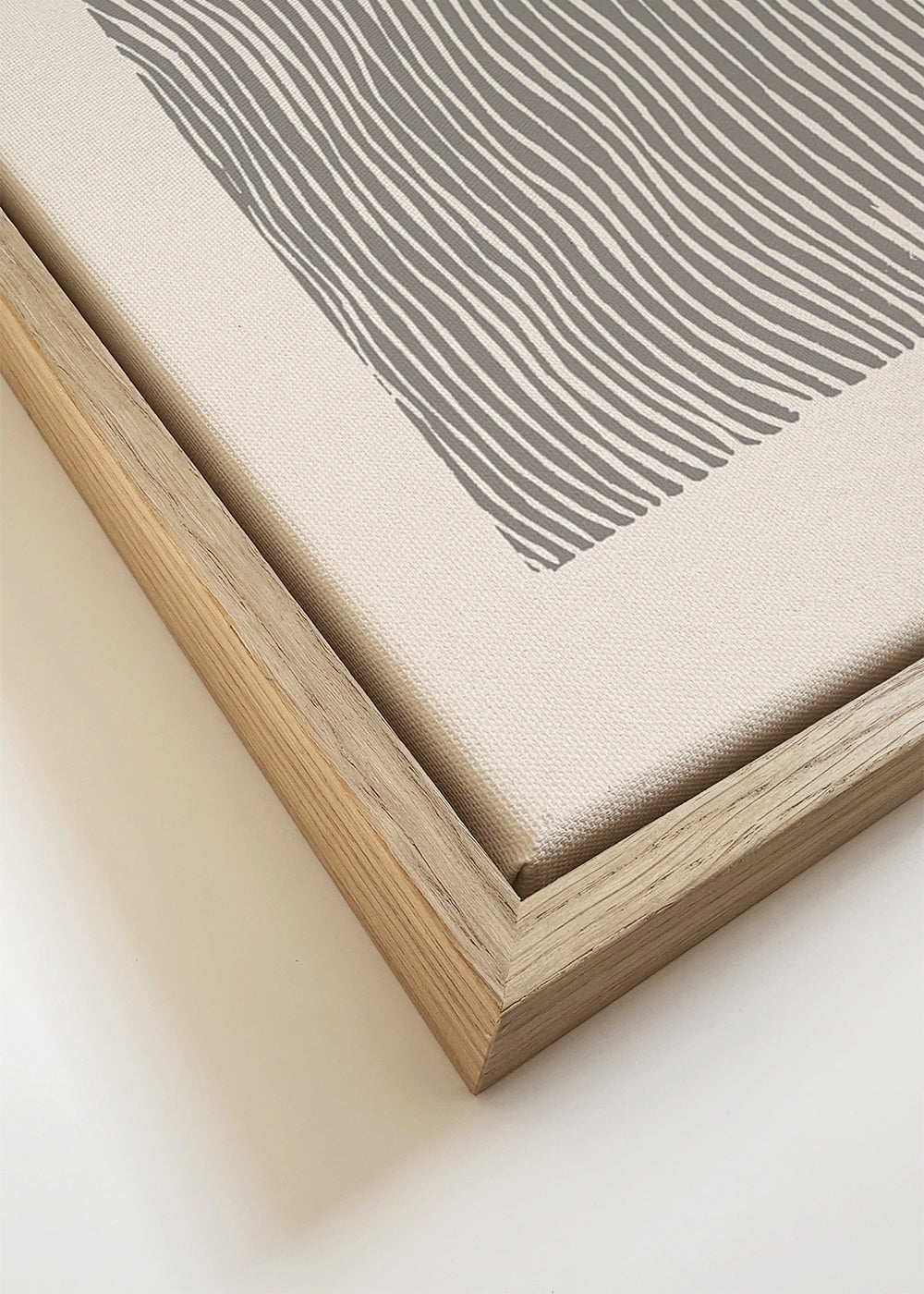Minimalistyczny plakat z falistymi liniami