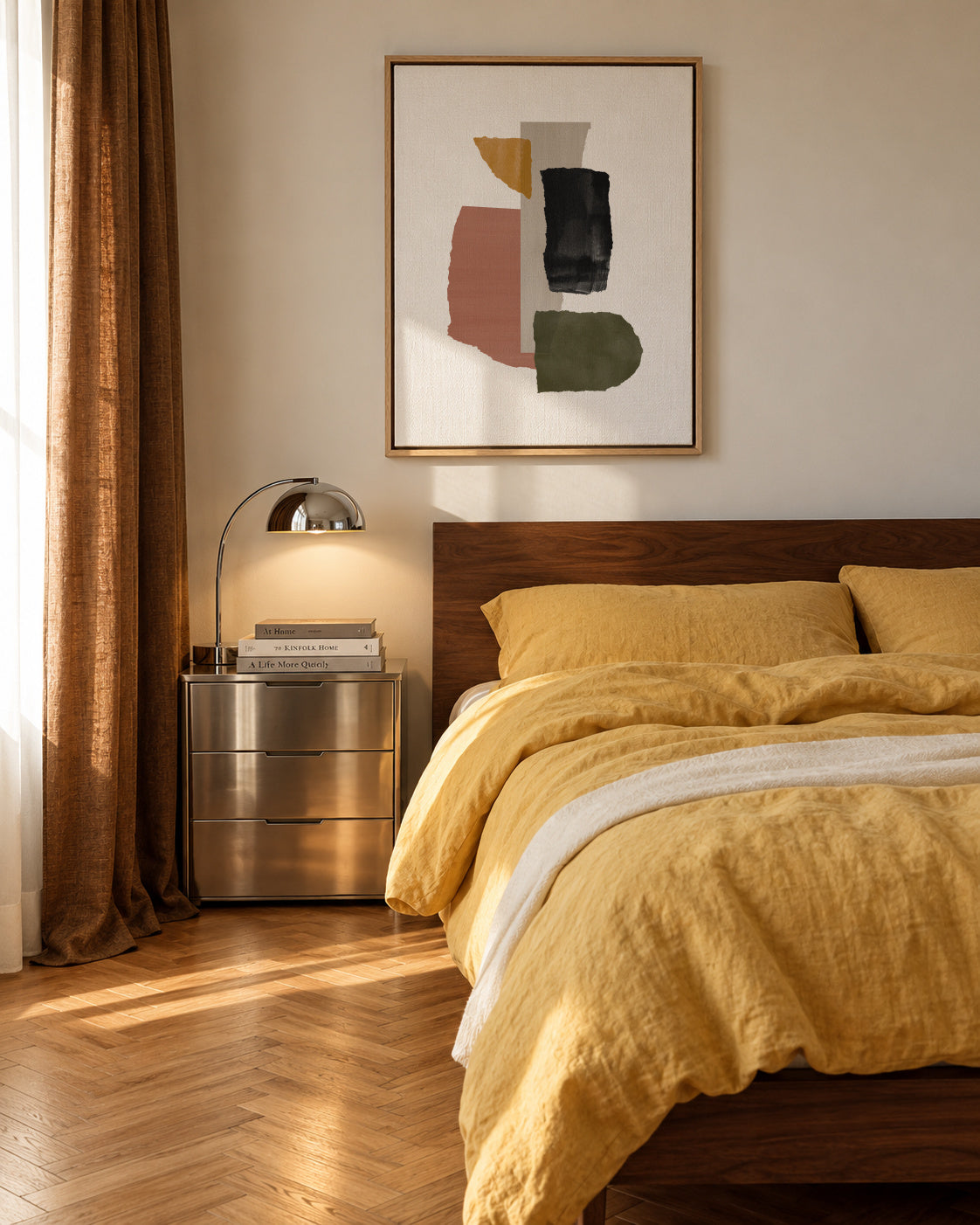 Fragments Nº3 - Framed canvas in an interior