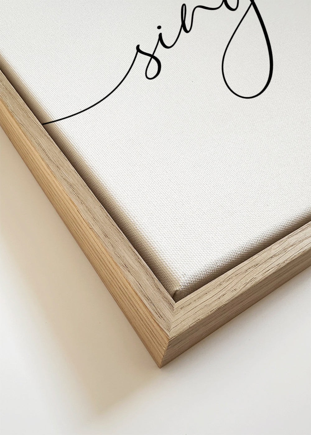 Minimalistyczny plakat z napisem do łazienki