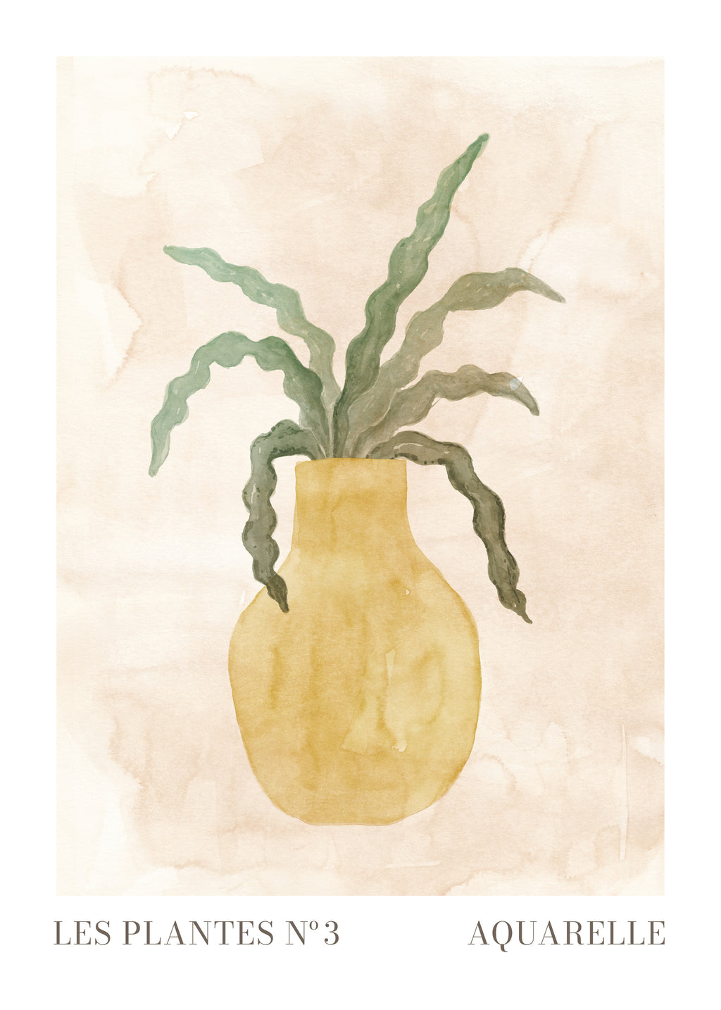 Les plantes Nº3 - Unframed art print
